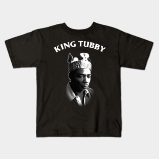 King Tubby - Engraving Style Kids T-Shirt